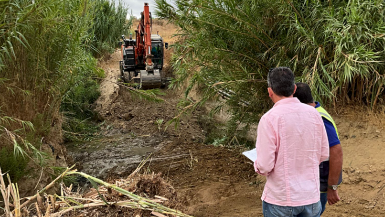 Arreglo de caminos en Moguer