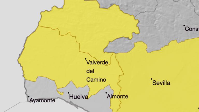 Aviso amarillo por altas temperaturas.