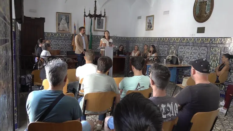 Entrega de diplomas del Banco de Alimentos y Diputación en Cortegana.