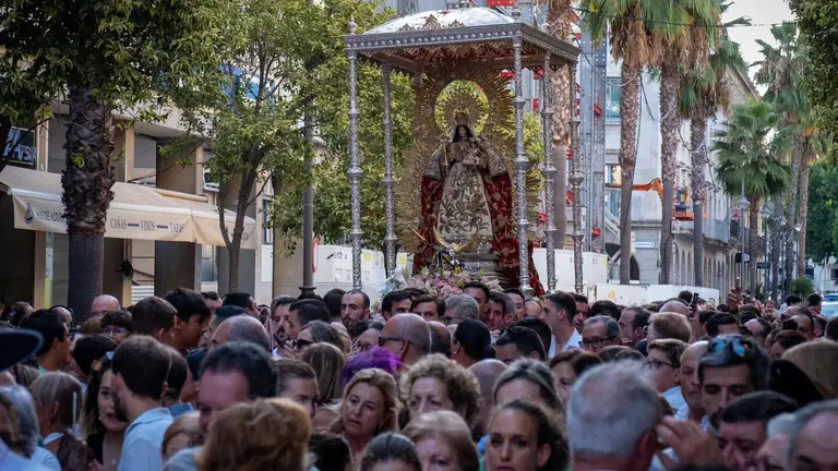 Imagen de la Virgen de Montemayor de Moguer en Huelva. / Fotograf&iacute;a: Diputaci&oacute;n de Huelva.