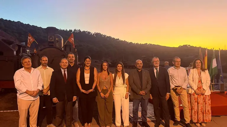 150 aniversario del Ferrocarril minero. / Fotografía: Ayuntamiento de Minas de Riotinto.