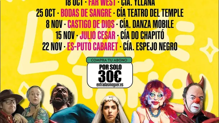 Cartel de Luna de Otoño de Moguer.