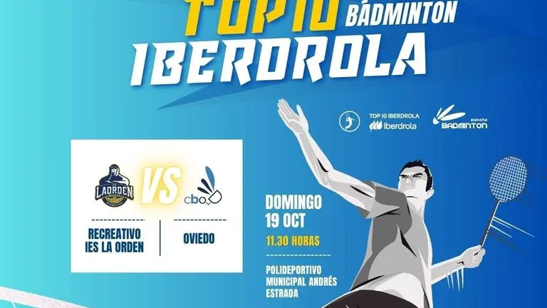 El cartel del partido.