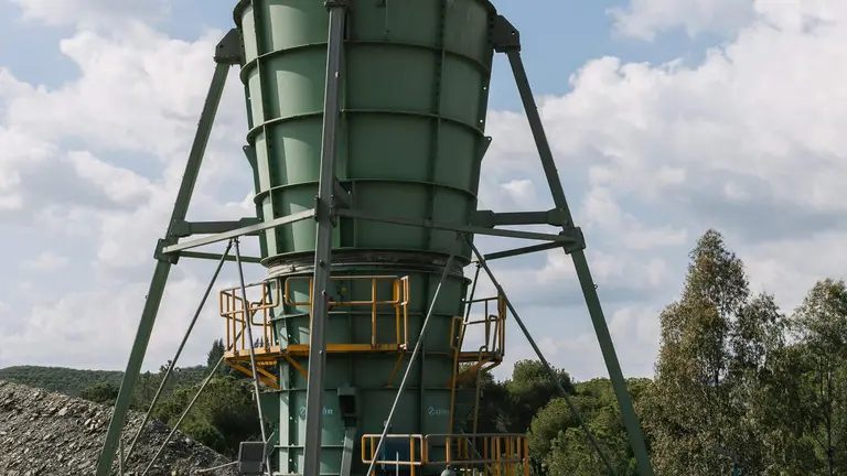 Ventilador en mina Aguas Teñidas