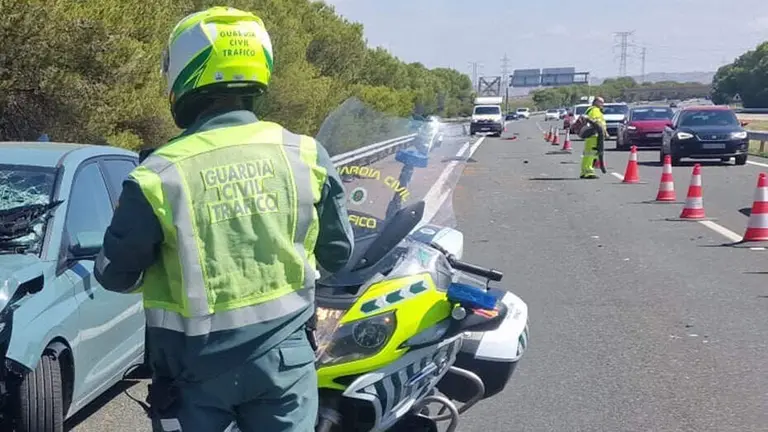Imagen de un accidente.