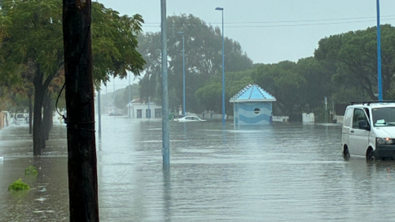 Inundaciones en Mazag&oacute;n