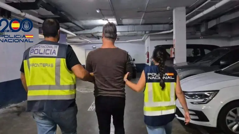 Momento de la detenci&oacute;n.