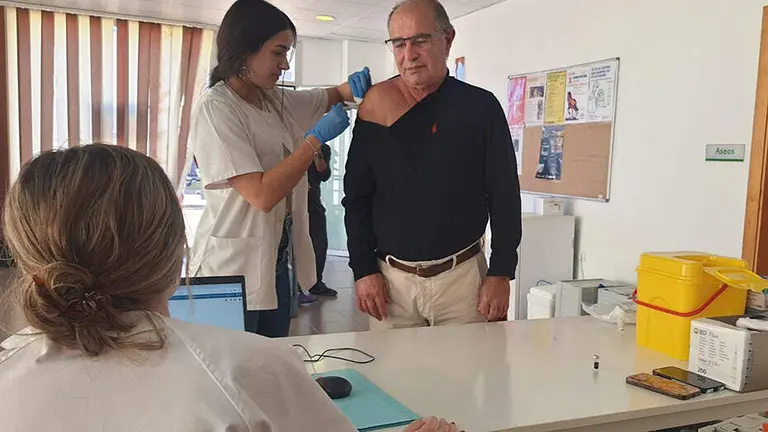 Vacunaci&oacute;n contra la gripe.