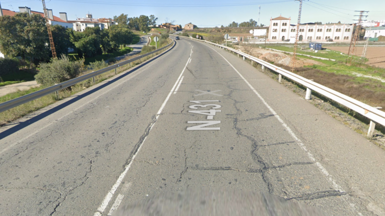 La carretera N431 a su paso por Gibrale&oacute;n.