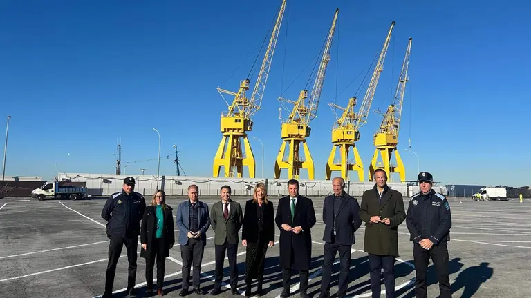 Nuevo aparcamiento del Puerto de Huelva.
