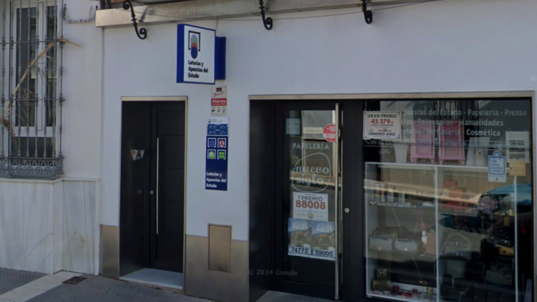 Despacho donde se sell&oacute; el boleto agraciado.