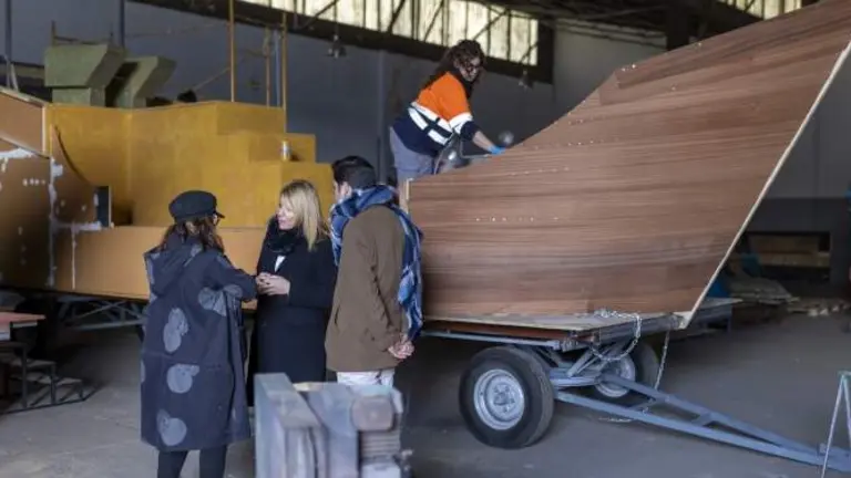 Cabalgata y sus nuevos tronos reales.