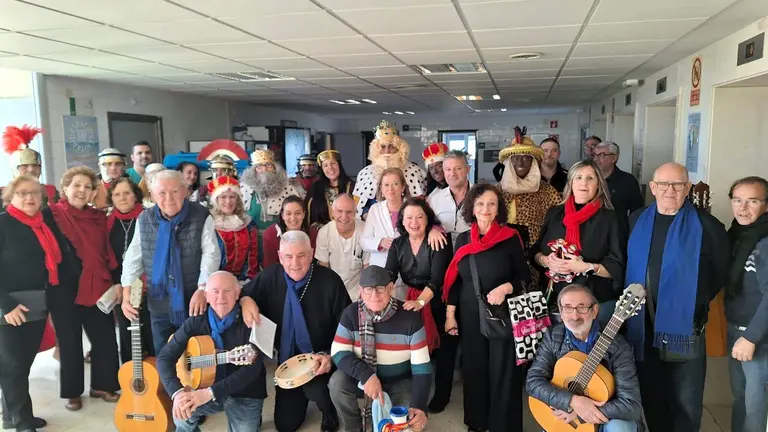 Visita de los Reyes Magos al Hospital Infanta Elena