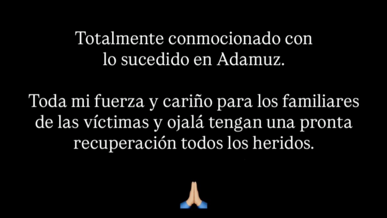 Mensajes de condolencia.