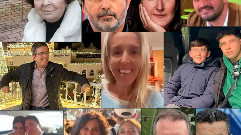 Algunos de los rostros onubenses fallecidos en la tragedia de Adamuz.