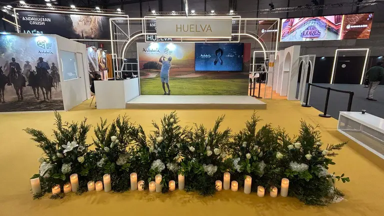 Stand de Huelva en Fitur.