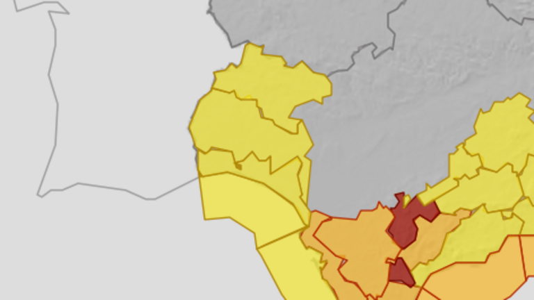 Avisos amarillos para el mi&eacute;rcoles 4 de febrero.