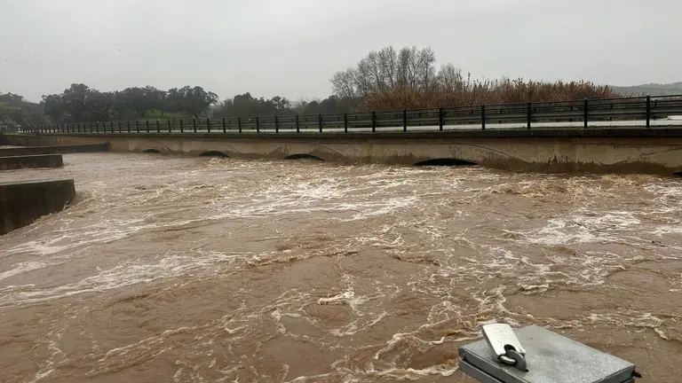 El r&iacute;o Chanza a su paso por Rosal de la Frontera. / Fotograf&iacute;a: Ayuntamiento de Rosal de la Frontera.
