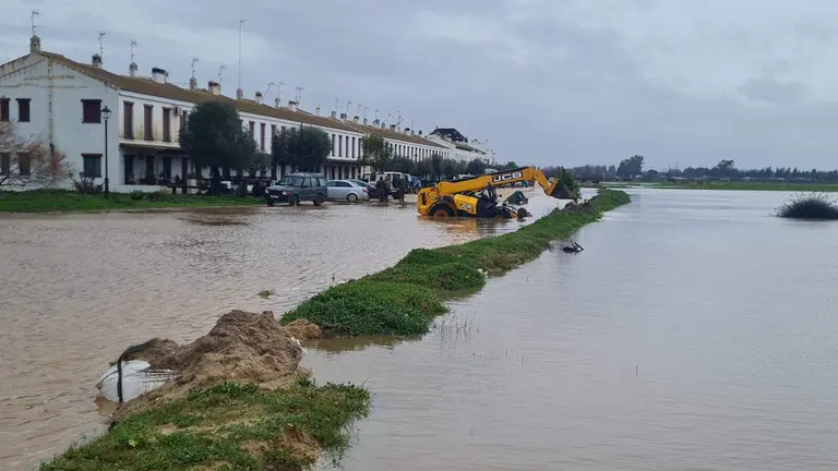 Inundaciones en El Roc&iacute;o.