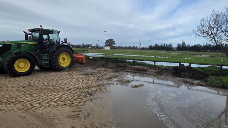 Trabajos en El Roc&iacute;o.