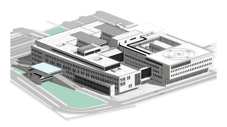 Recreaci&oacute;n del Materno Infantil de Huelva.