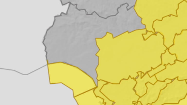 Aviso amarillo por viento para el viernes en las costas onubenses.