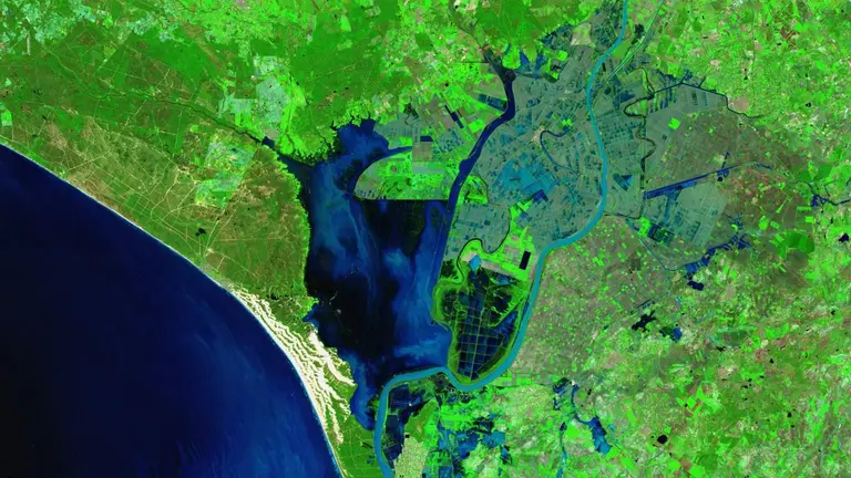 Imagen de Do&ntilde;ana inundada.