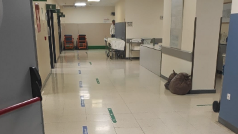 Consultas vac&iacute;as por la huelga.