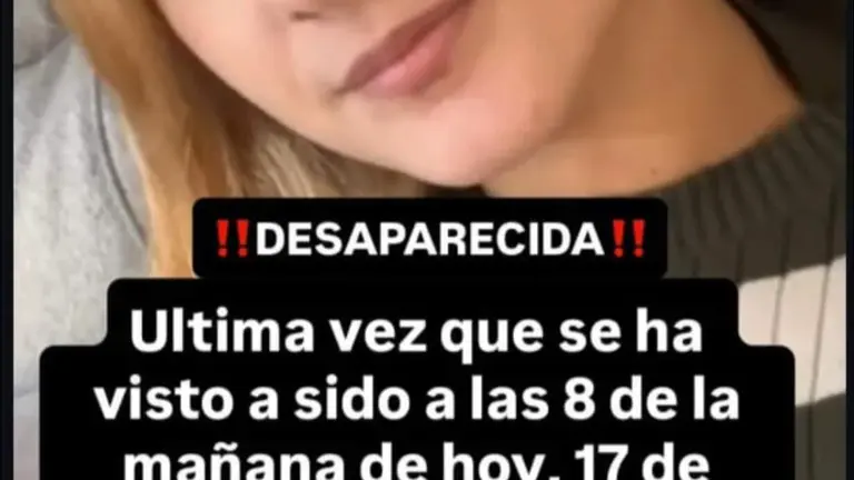 Joven desaparecida.
