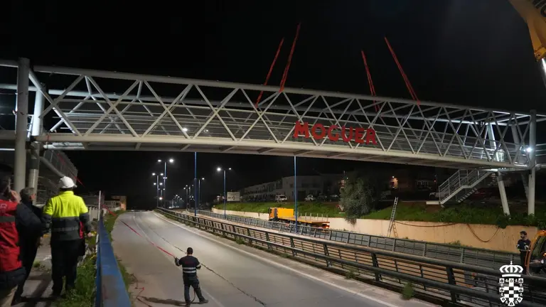 Nueva pasarela de Moguer / Foto: Ayuntamiento de Moguer.