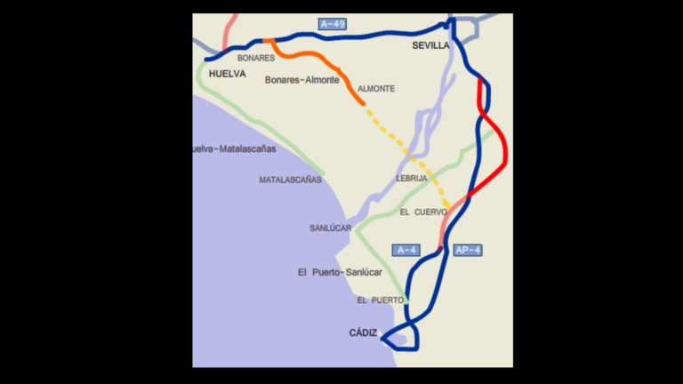 Carretera Huelva-C&aacute;diz