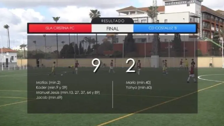 El Cadete del Isla Cristina FC est&aacute; imparable