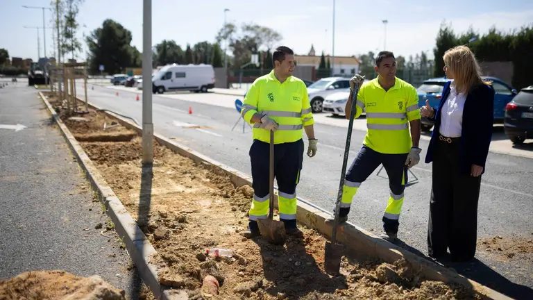 El Ayuntamiento de Huelva impulsa la renaturalizaci&oacute;n de la avenida Ana Mar&iacute;a Jerez Cano con un nuevo corredor verde