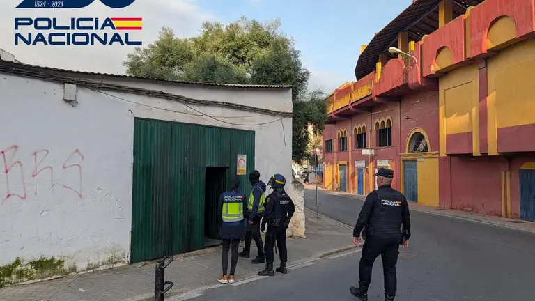 Desmantelamiento de un punto de droga.