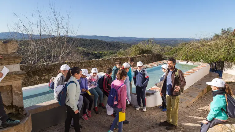 Actividad Geoescuela en Zufre -  proyecto Geoparque-9