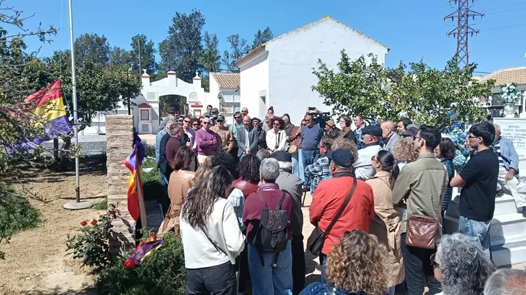 Homenaje en Trigueros a fusilados tras la guerra.