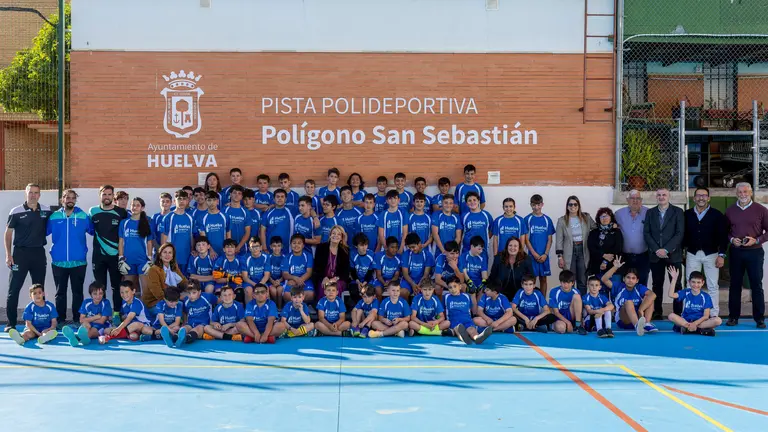 Pistas polideportiva en el Pol&iacute;gono San Sebasti&aacute;n.
