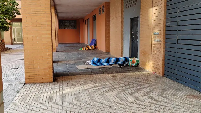 Personas sin hogar en Zafra