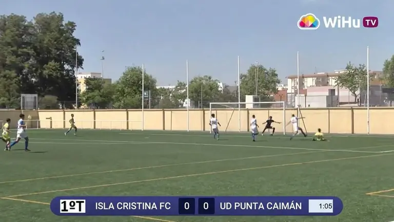 El primer gol del partido