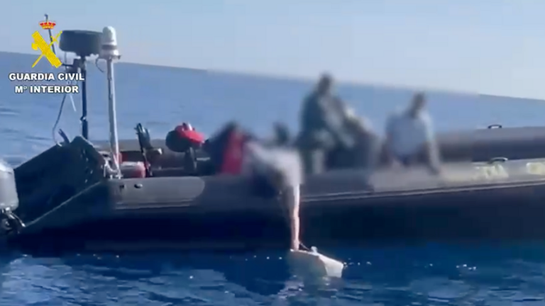 Incautaci&oacute;n de hach&iacute;s en Punta Umbr&iacute;a.