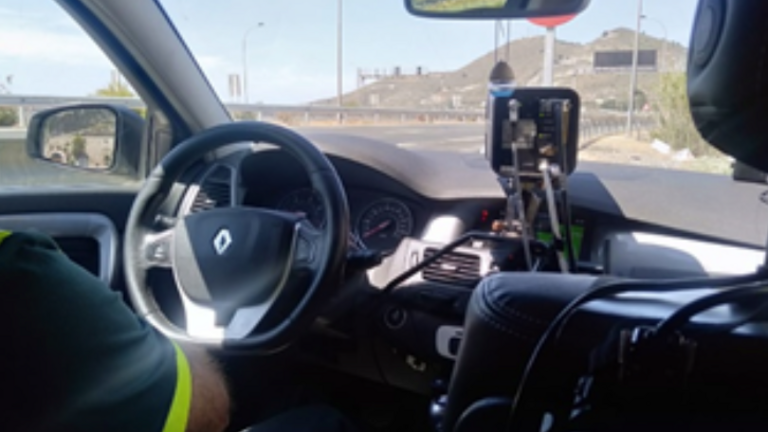 Cazado a 214 km/h en la A-49 a su paso por Huelva