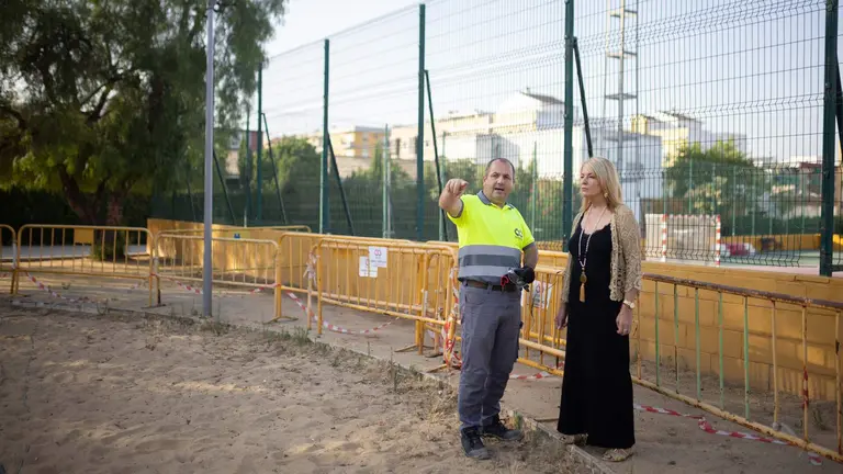Visita a las obras del Parque Robinson