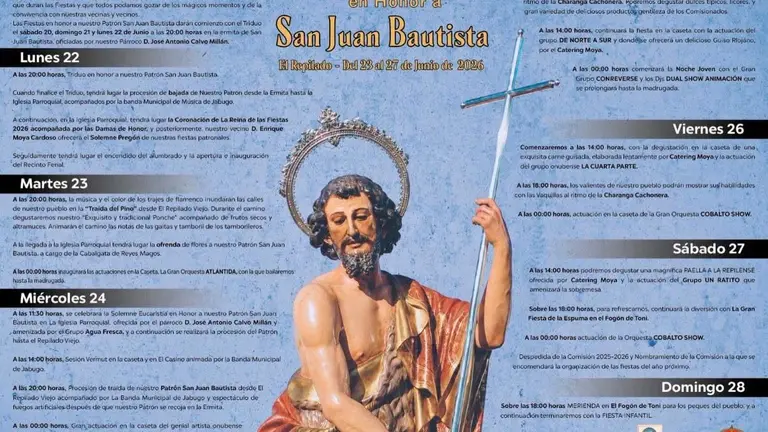 Programaci&oacute;n del as fiestas de El Repilado.