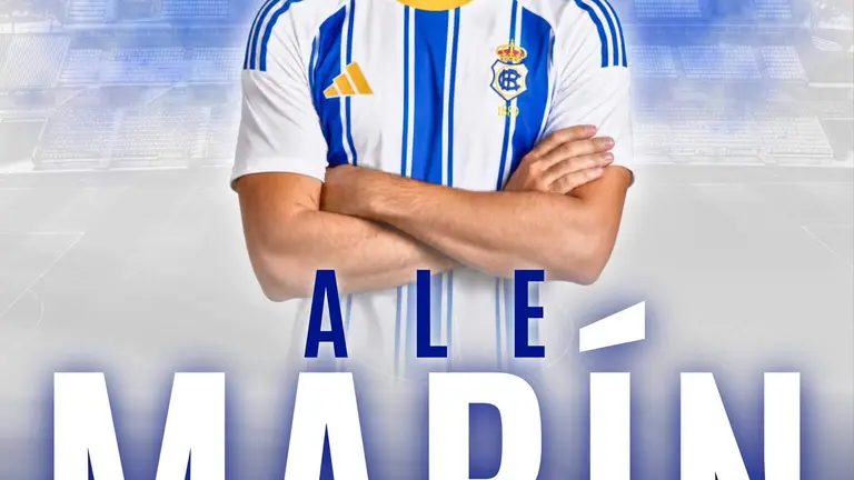 Ale Mar&iacute;n, primer fichaje del Recre.