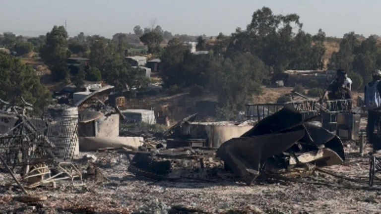 Lugar del incendio
