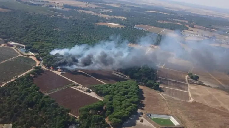 Incendio en Moguer