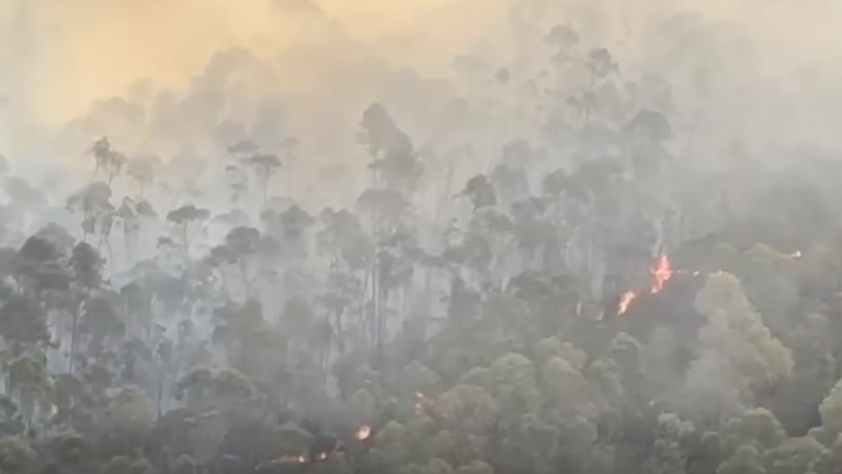 Incendio en Almonaster La Real
