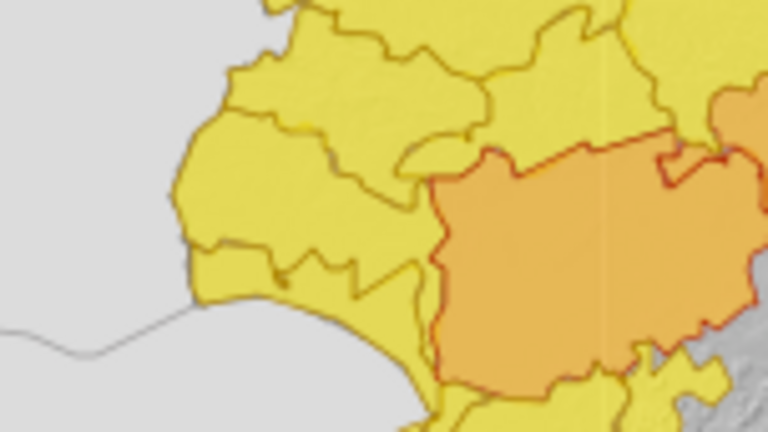 Aviso amarillo en Huelva