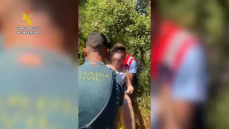 Senderista rescatada
