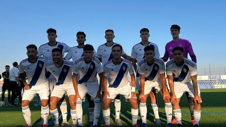 La alineaci&oacute;n del Recre en Bollullos.